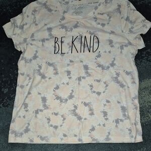 Rae Dunn Be Kind Tie-Dye Shirt -size M..euc